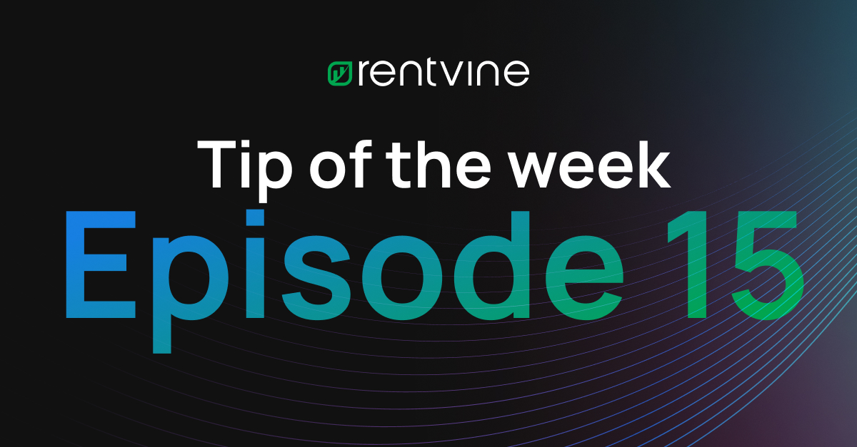 Rentvine tip of the week: Episode 15 - Custom fields
